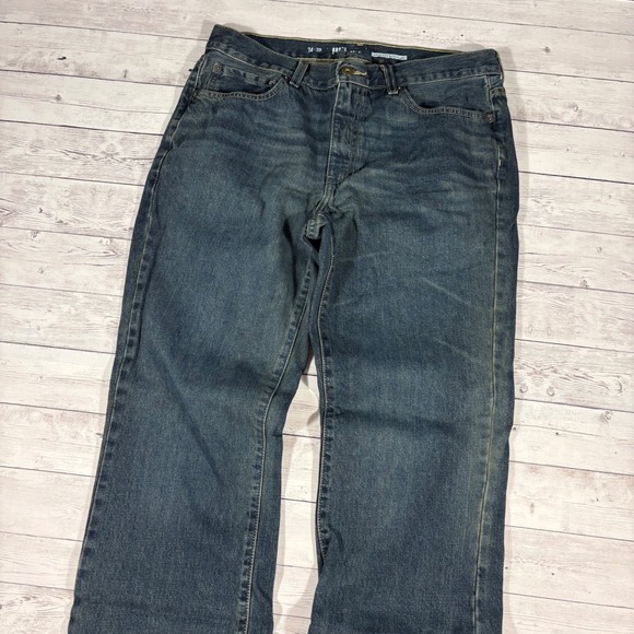 Urban Pipeline Mens Jeans Relaxed Bootcut Dark Wash Size 34x32 - Picture 2 of 12